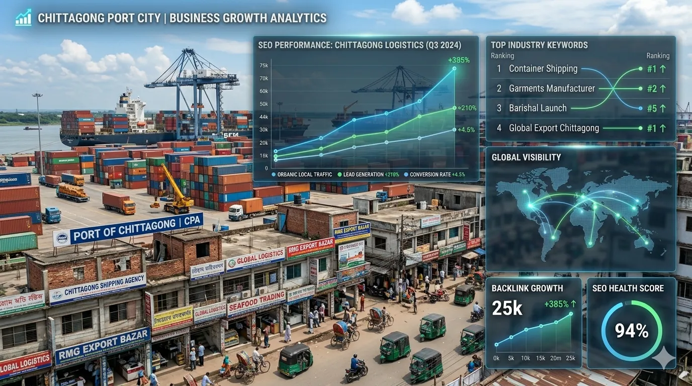 Top SEO agency in Chittagong. Increase traffic, leads, and sales