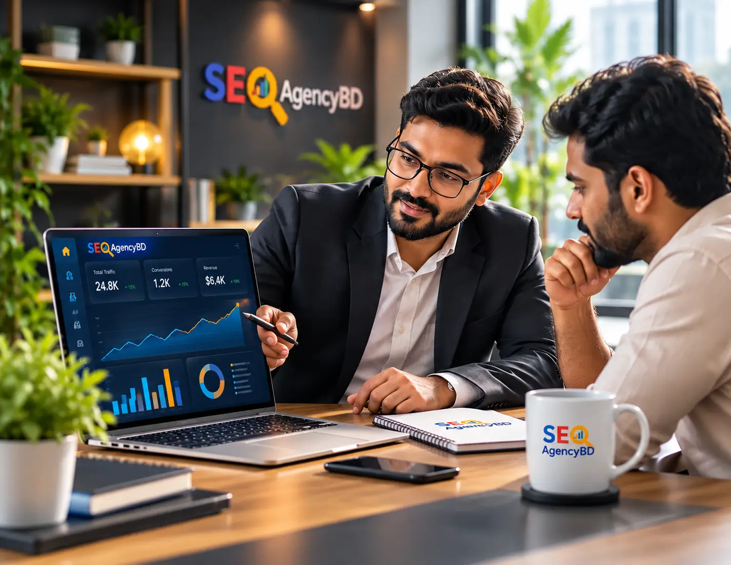 SEO Agency BD specialist reviewing website analytics and optimization signals