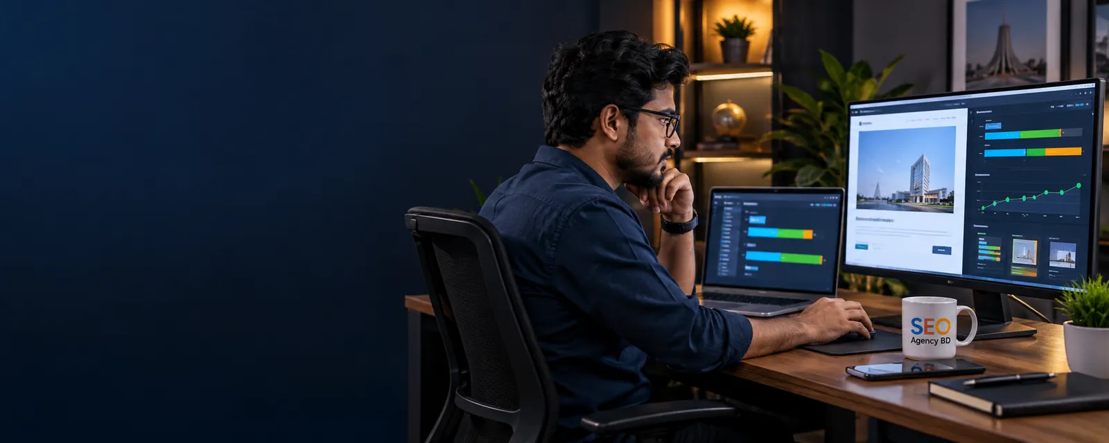 Bangladesh web performance specialist reviewing real website performance and Core Web Vitals signals