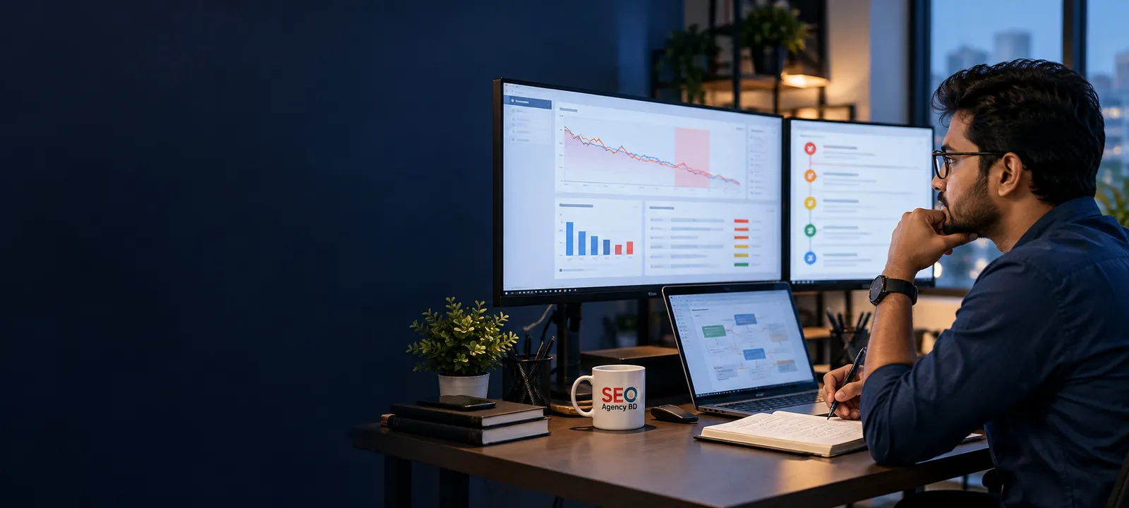Bangladesh SEO specialist investigating a sustained organic traffic decline and recovery priorities