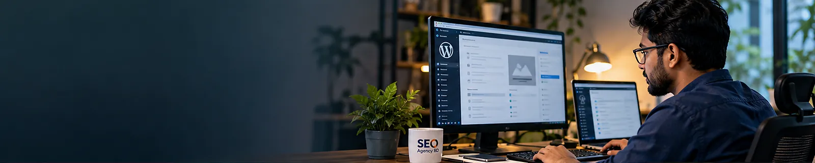 Bangladesh WordPress SEO specialist reviewing site structure and metadata in a CMS